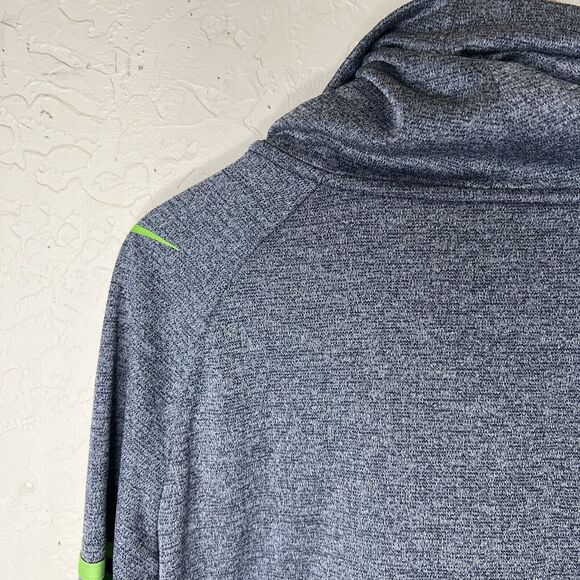 NIKE SEATTLE SEAHAWKS NFL WOMENS FUNNEL RAGLAN PERFORMANCE PULLOVER HOODIE Sz L - Picture 10 of 12